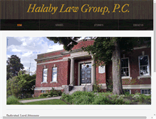 Tablet Screenshot of halabylegal.com